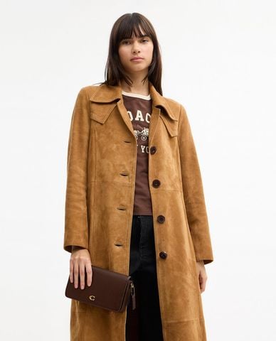  COACH - Túi đeo chéo nữ phom chữ nhật Mila 