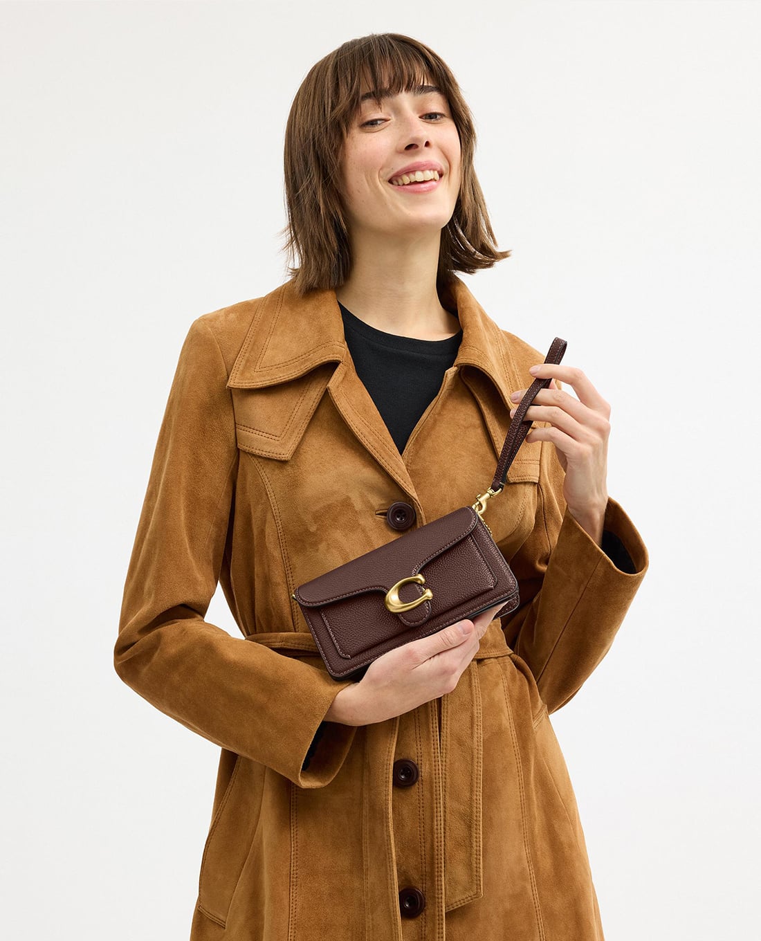 COACH - Túi đeo chéo nữ phom chữ nhật Tabby 19