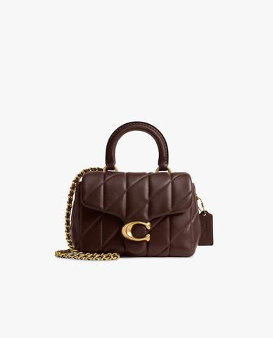  COACH - Túi đeo chéo nữ chần bông Tabby Top 
