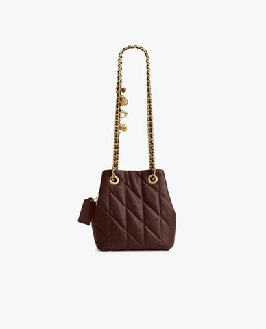  COACH - Túi rút dây nữ phối charm Jade 