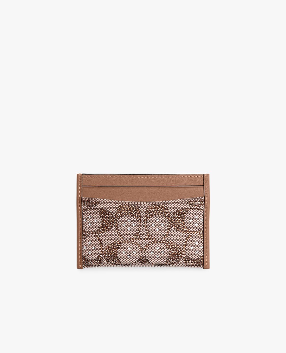COACH - Ví đựng thẻ nữ Essential In Crystal Signature Jacquard