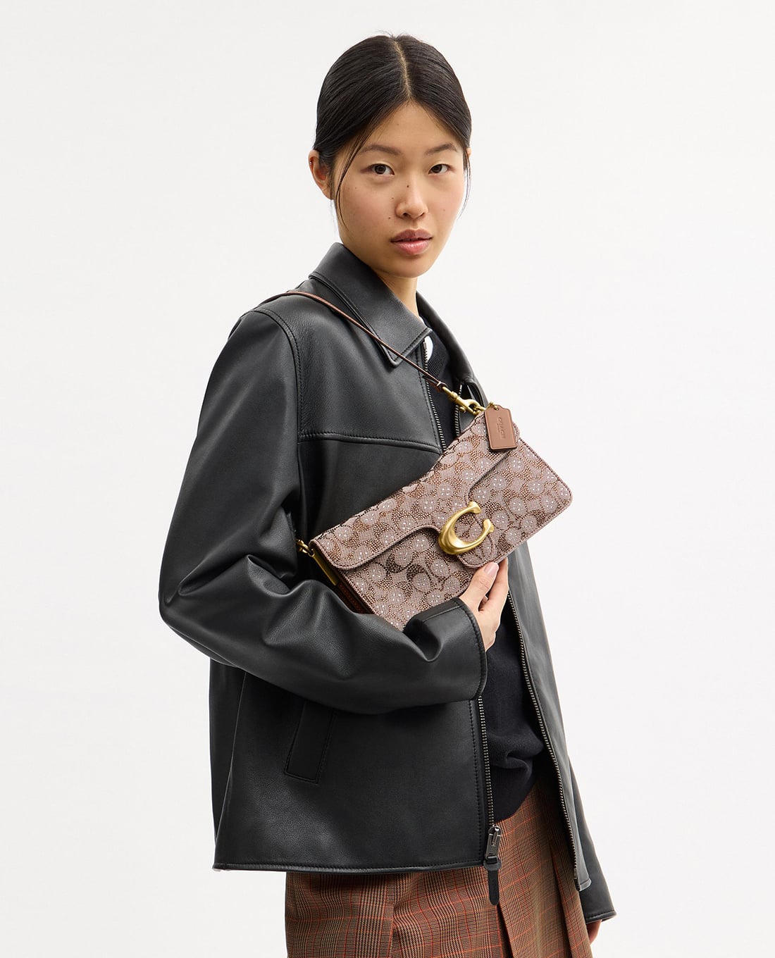 COACH - Túi đeo vai nữ Tabby 26 In Crystal Signature Jacquard