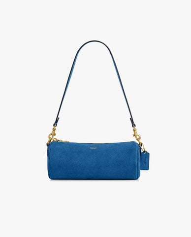  COACH - Túi đeo vai nữ dáng trụ dài Barrel 