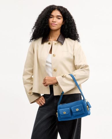  COACH - Túi đeo vai nữ đa ngăn Haversack 27 