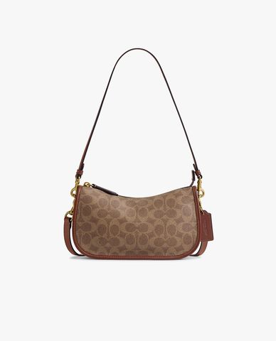  COACH - Túi đeo vai nữ phom chữ nhật Waverly In Signature Canvas 