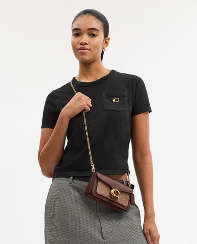  COACH - Túi đeo chéo nữ phom chữ nhật Tabby 19 
