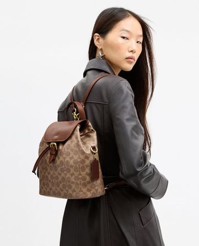  COACH - Balo nữ nắp gập Path 