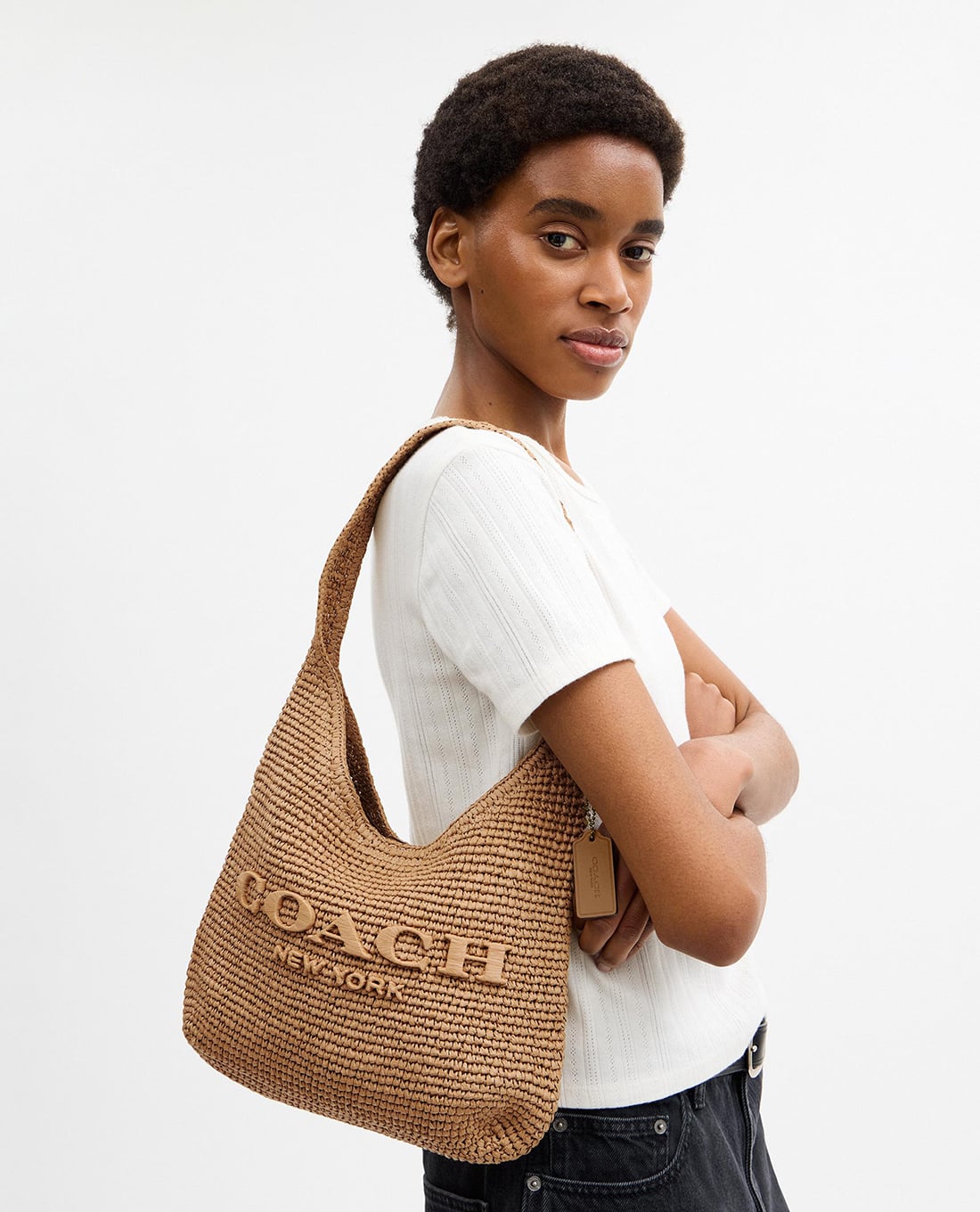 COACH - Túi đeo vai nữ hình thang Brooklyn 28