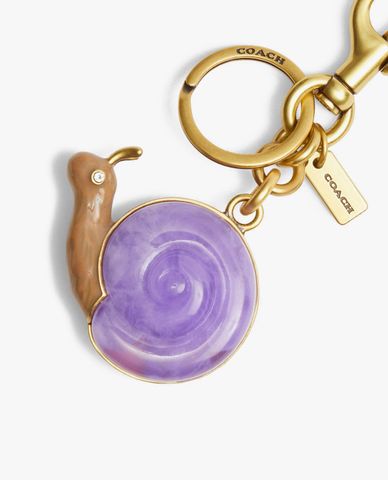  COACH - Móc khóa treo túi nữ Snail 