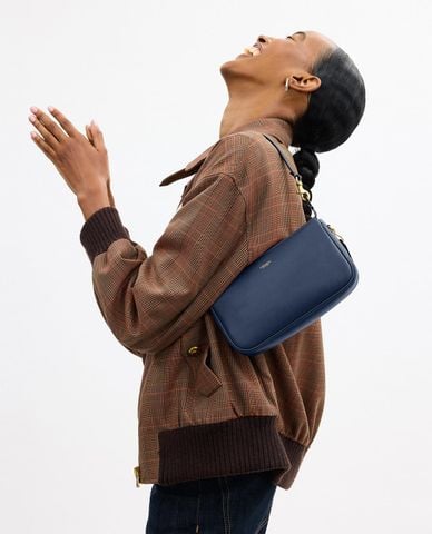  COACH - Túi đeo vai nữ phom chữ nhật Plaza 