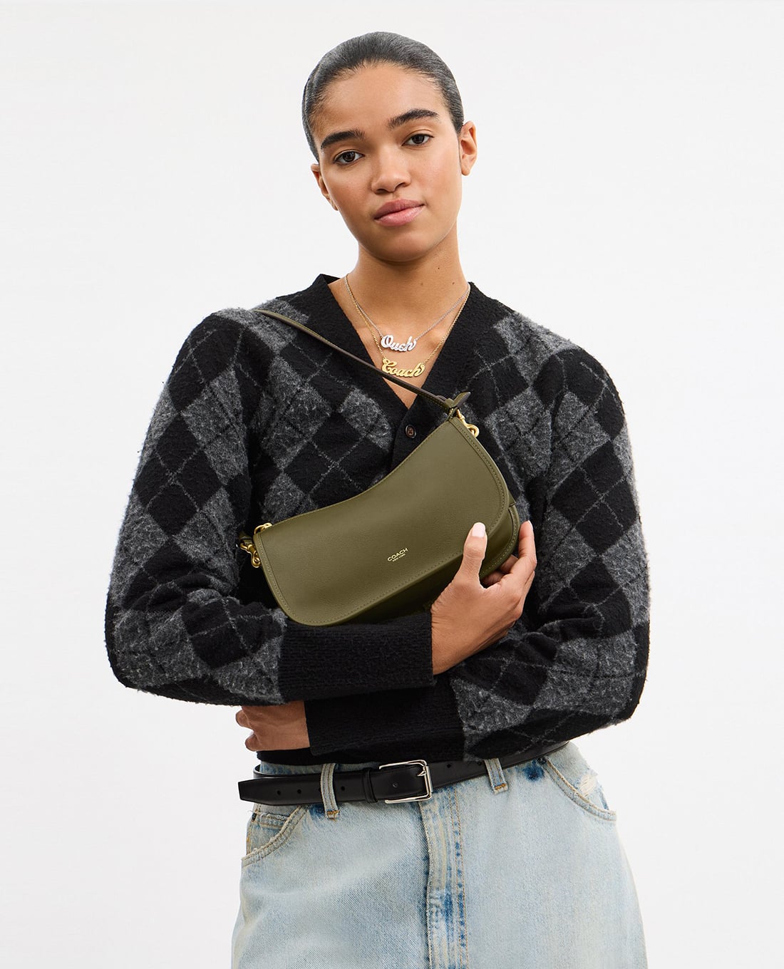 COACH - Túi đeo vai nữ phom chữ nhật Waverly