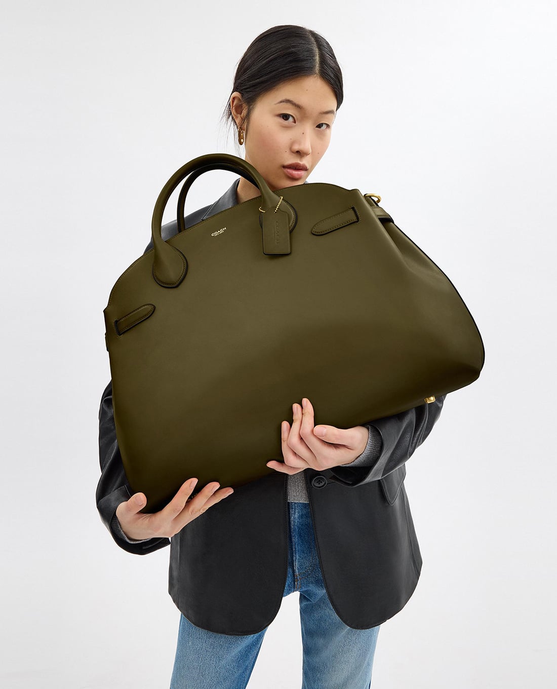 COACH - Túi xách nữ phom chữ nhật Empire Weiche 48