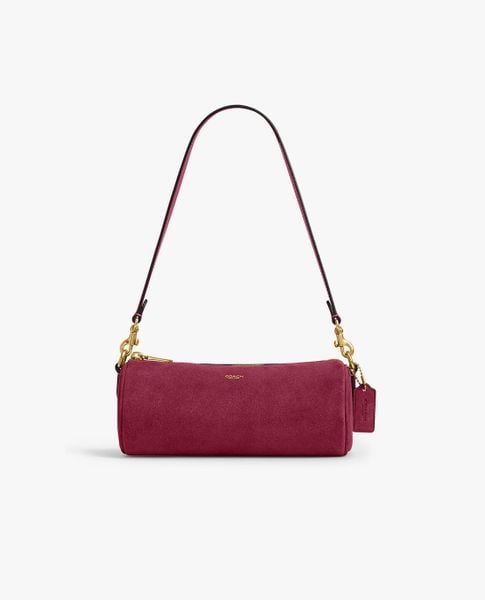  COACH - Túi đeo vai nữ dáng trụ dài Barrel 
