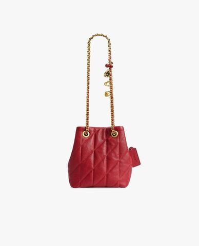  COACH - Túi rút dây nữ phối charm Jade 