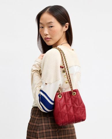  COACH - Túi rút dây nữ phối charm Jade 