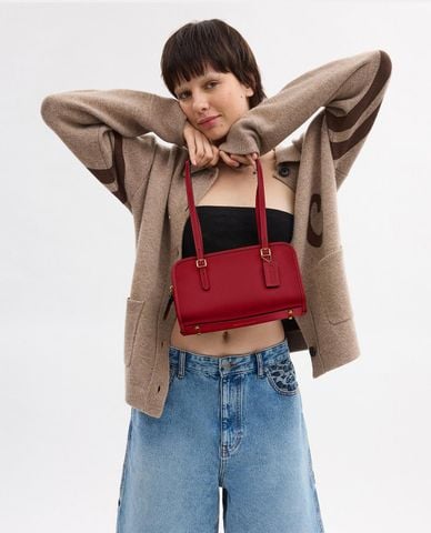  COACH - Túi đeo vai nữ phom chữ nhật Swing Zip 