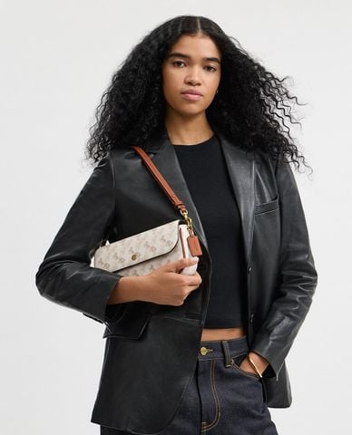  COACH - Túi đeo vai nữ Brook With Horse And Carriage Print 