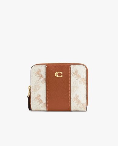  COACH - Ví đựng thẻ nữ gập đôi Hose and Carriage Print 