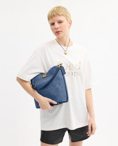  COACH - Túi đeo vai nữ phom vuông Willow 