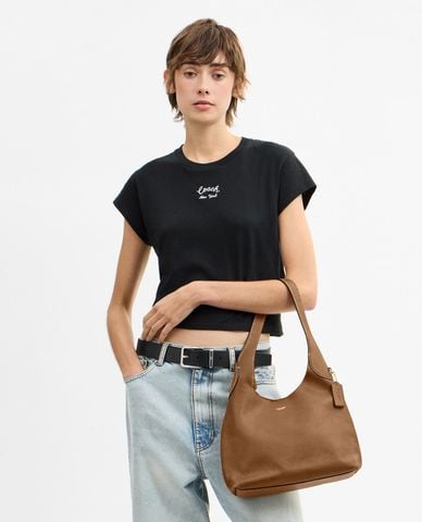  COACH - Túi đeo vai nữ Brooklyn 28 In Loved Leather 