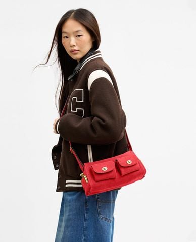  COACH - Túi đeo vai nữ đa ngăn Haversack 27 
