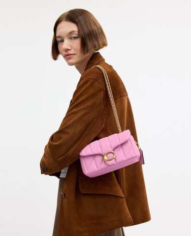  COACH - Túi đeo chéo nữ phom chữ nhật nắp gập Tabby 20 