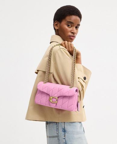  COACH - Túi đeo chéo nữ phom chữ nhật nắp gập Tabby 26 