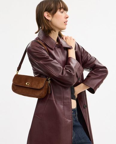  COACH - Túi đeo vai nữ phom chữ nhật Brook 