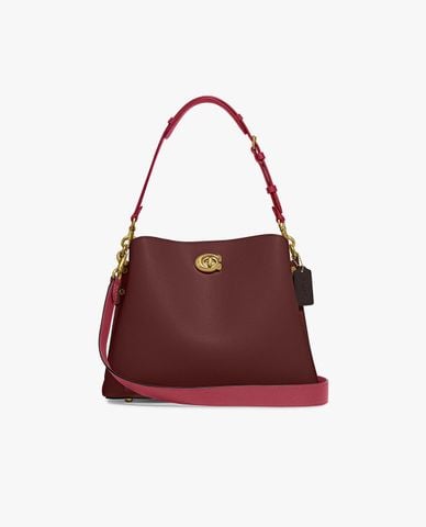  COACH - Túi đeo vai nữ hình thang Willow In Colorblock 