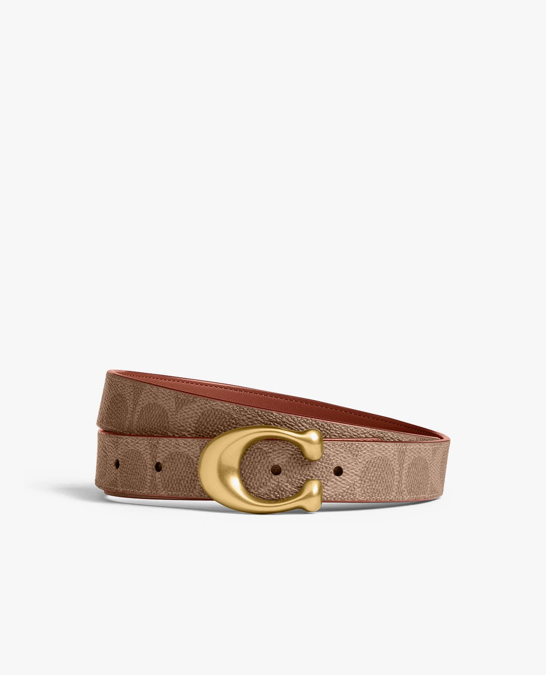 COACH - Thắt lưng nữ Sculpted C Buckle Reversible