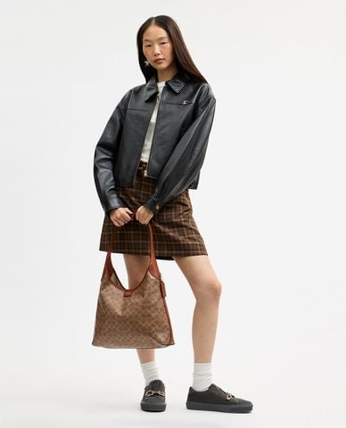  COACH - Túi đeo vai nữ Brooklyn In Signature Canvas 
