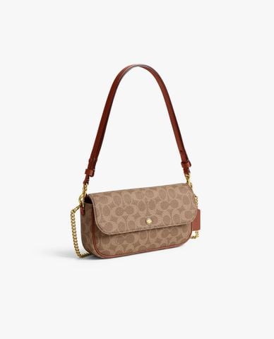 COACH - Túi đeo vai nữ nắp gập Brook In Signature 