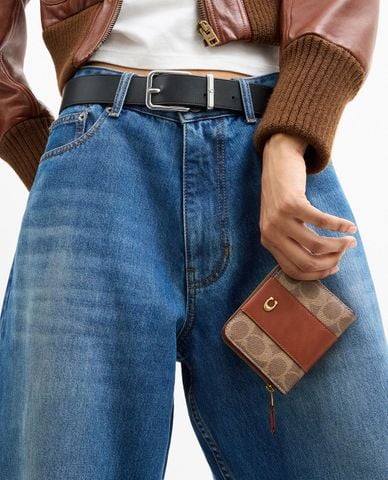  COACH - Ví nữ dáng ngắn gập đôi Essential 