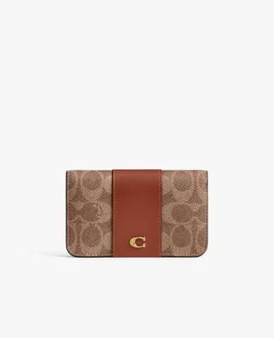  COACH - Ví đựng thẻ nữ Essential In Signature Canvas 