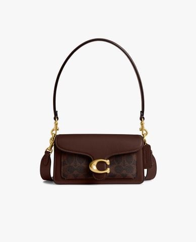  COACH - Túi đeo vai nữ phom chữ nhật Tabby 20 In Signature Canvas 