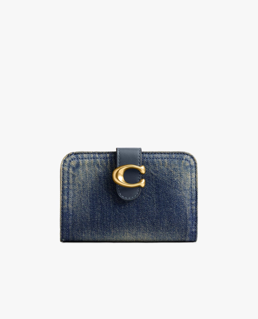 COACH - Ví nữ dáng ngắn Carteira Tabby Denim