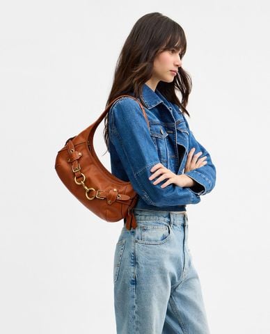  COACH - Túi đeo vai nữ hình bán nguyệt Belted Ergo 