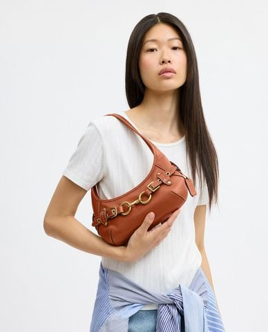  COACH - Túi đeo vai nữ hình bán nguyệt Belted Ergo 26 