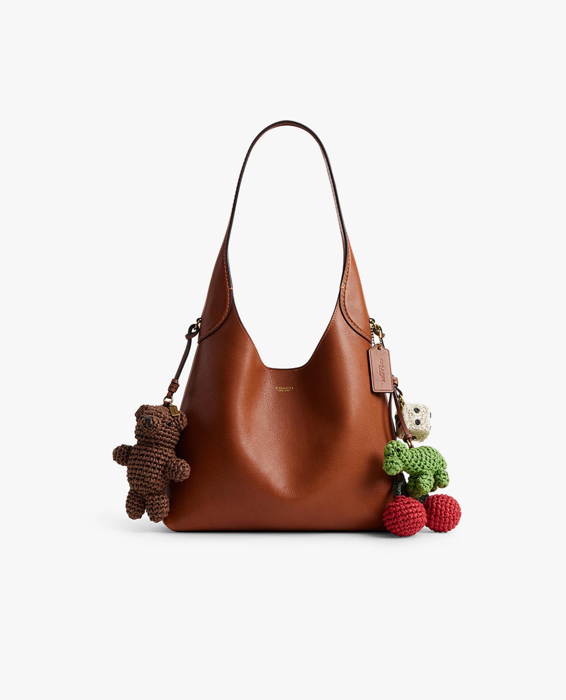 COACH - Túi đeo vai nữ hình thang Brooklyn 28 With Charms