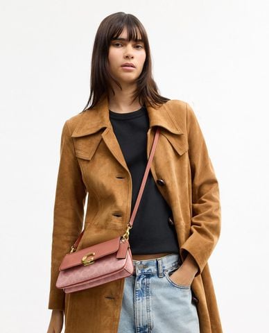  COACH - Túi đeo vai nữ Jet In Signature Canvas 