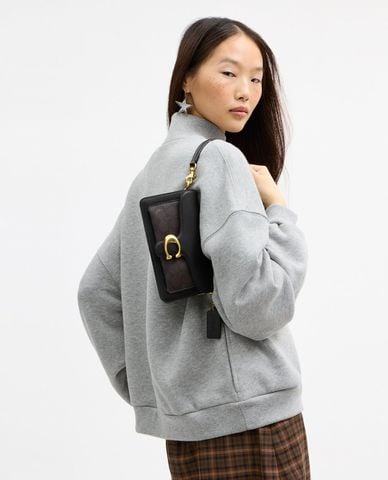  COACH - Túi đeo vai nữ Tabby 26 In Crystal Signature Jacquard 