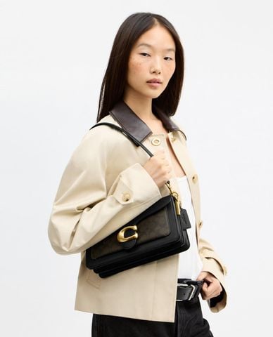 COACH - Túi đeo vai nữ phom chữ nhật Tabby 