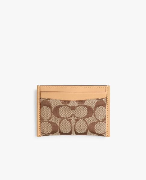  COACH - Ví đựng thẻ nữ phom chữ nhật 