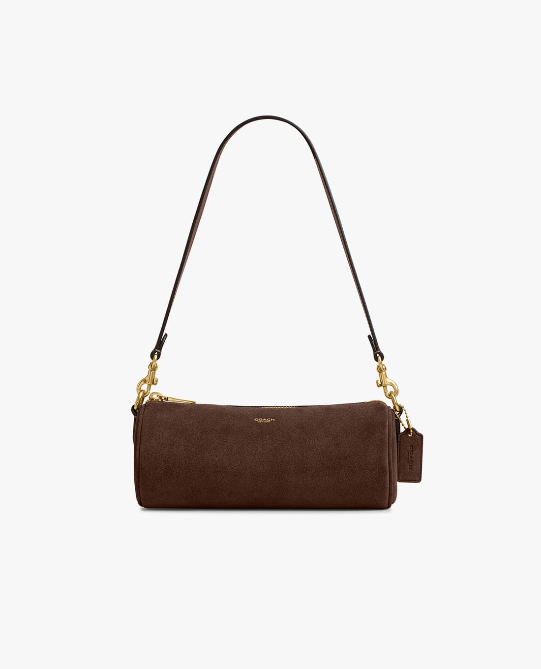 COACH - Túi đeo vai nữ dáng trụ dài Barrel