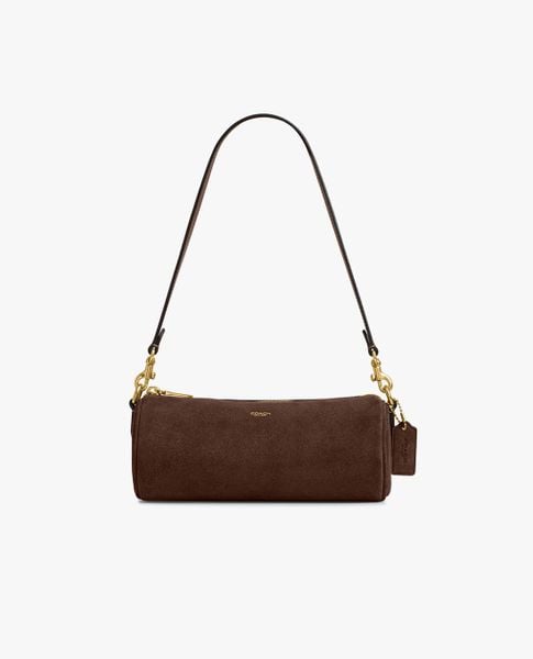  COACH - Túi đeo vai nữ dáng trụ dài Barrel 
