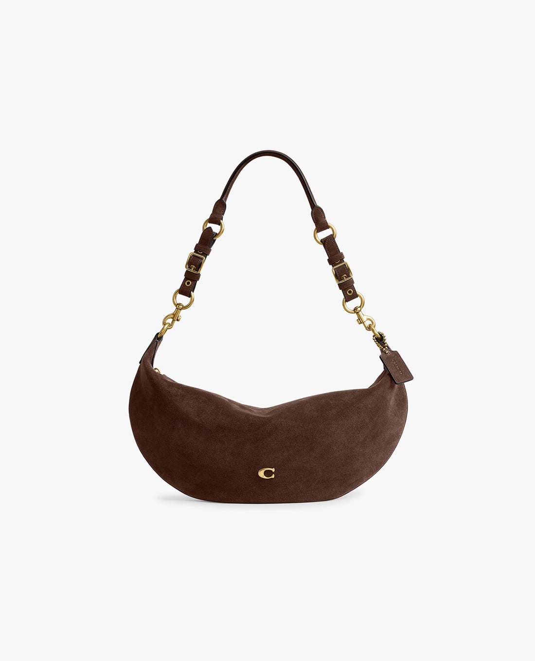 COACH - Túi đeo chéo nữ hình bán nguyệt Juliet