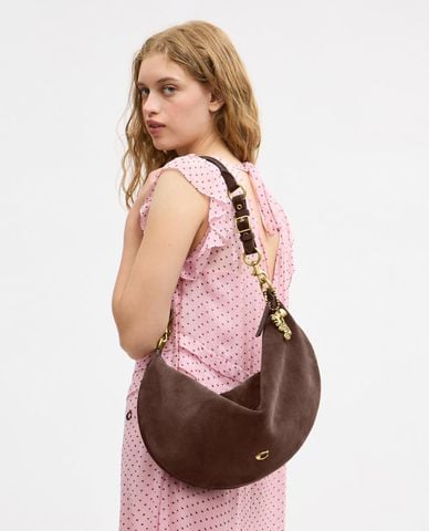  COACH - Túi đeo chéo nữ hình bán nguyệt Juliet 