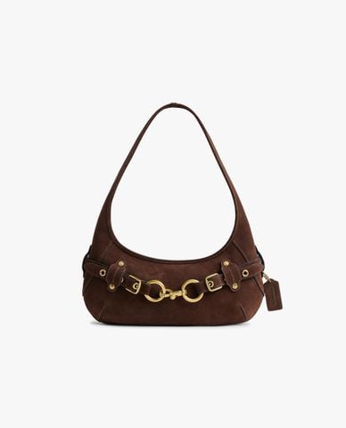  COACH - Túi đeo vai nữ hình bán nguyệt Belted Ergo 
