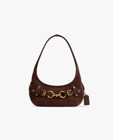  COACH - Túi đeo vai nữ hình bán nguyệt Belted Ergo 26 