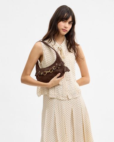  COACH - Túi đeo vai nữ hình bán nguyệt Belted Ergo 26 